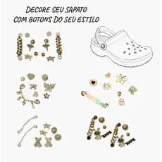 kit de  bottons com strass para Babuches