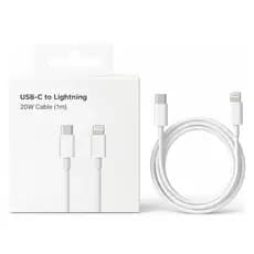 Cabo de Carregamento Lightning 1m para iPhone - Compatível com Vários Modelos, Durabilidade e Flexibilidade