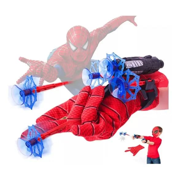 Luva Lança Teia Homem Aranha Brinquedo Infantil Diversão