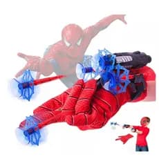 Luva Lança Teia Homem Aranha Brinquedo Infantil Diversão