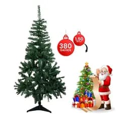 Árvore de Natal Luxo Reforçada 380 Galhos com 1,50 Altura