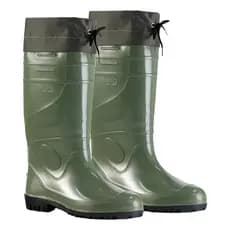 Bota De Pvc Verde Polaina Forrada Extra Longa Innpro Ca49855