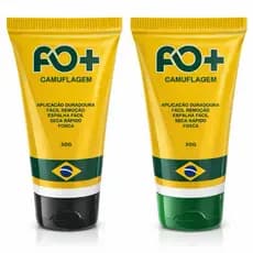 Tinta De Camuflagem Militar Fo+ Verde E Preto Bisnaga 30g Verde E Preto