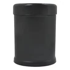 Pote De Polímero Preto Grande Militar Para Kit Campo E Selva Preto