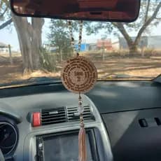Enfeite Retrovisor de Carros com  Salmo 91ou Salmo 23 em MDF