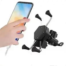 Suporte Garra Para Motos Com Carregador Usb Universal N90