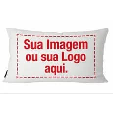 Fronha personalizada com sua foto logo ou arte para seu travesseiro
