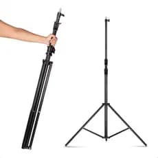 Tripé Fotográfico Profissional 2 Metros para Softbox e Ring Light