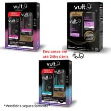 Kit Promocional Vult Shampoo+Condicionador 200ml Vegano | Hidratação | Reconstrução | Liso Profundo