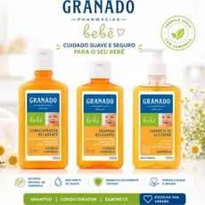 Bebê Granado Shampoo Condicionador Sabonete Liquido -Shampoo Condicionador - Sabonete Liquido 250ml