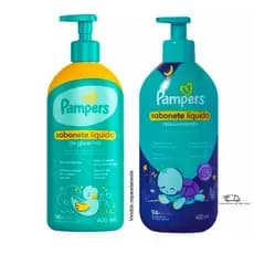 Pampers - Sabonete Shampoo Liquido Glicerina Bebe Criança 400ml