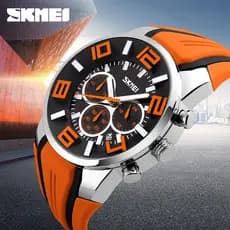 Masculino 9128relogio De Luxo Marca SKMEI Relógios De Quartzo Moda Homem Pulso Casuais À Prova D'água