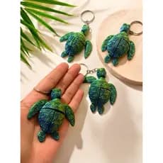 kit Chaveiros Tartaruga Articulada 3D Flexível | Presente Criativo | Mochila, Bolsa e Chaves