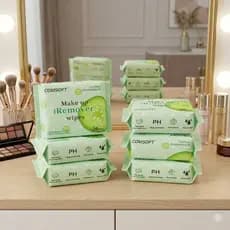 Lenço Pepino Removedor de Maquiagem com Aloe Vera e Fórmula Sem Álcool 20un