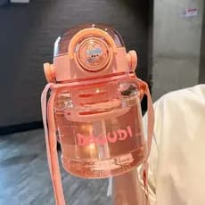 Garrafa Com Canudo 1300ml com Filtro Tampa Adulto e Infantil