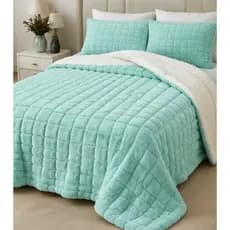 Manta Casal Sherpa Premium 1,90x2,10 Dupla Face Cobertor Pelúcia Grosso Super Macio Inverno