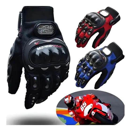 Par Luva Motoqueiro Motociclista Impermeável Proteção Moto