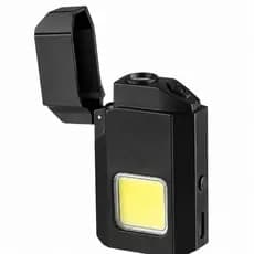 Isqueiro Elétrico Recarregável Usb Lanterna Led Eletrônic