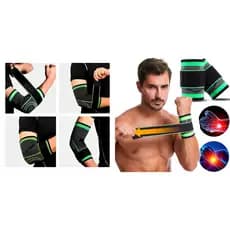 Kit 1 Cotoveleira Ortopédica +1 Munhequeira Compressão Prote