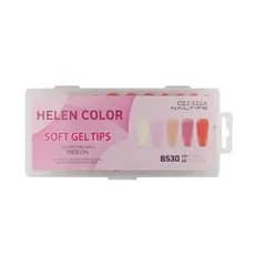 Unhas Postiças Soft Gel Almond Helen Color - 240 Peças . - A Escolha das Profissionais