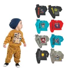 Kit 6 peças Bebe Conjunto Moletom Inverno Bebe Infantil Masculino