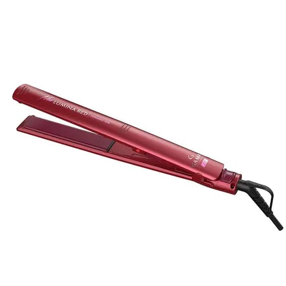 GA.MA ITALY Prancha de Cabelo Elegance New Lumina Red Ceramic Íon Bivolt