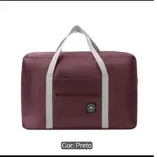 Bolsa de Viagem Dobrável com Espaço Interno Ampliado