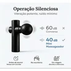 Mini Massageador Elétrico Recarregável Massagem Corporal