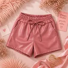 ✨​🎀​ Short Infantil Cirrê Menina 2 ao 10 Mini Diva Premium Moda Blogueirinha Fashion