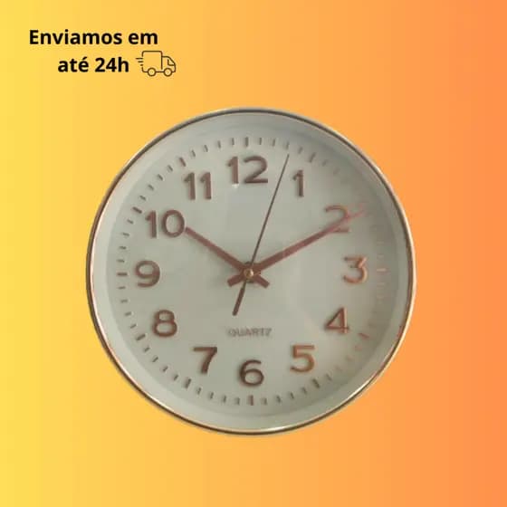 Relógio De Parede Design Moderno Silencioso | QUARTZ