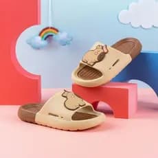 Slide Infantil Capivara Chinelo Confortável Leve Nuvem Promoção Envio Imediato Slide Menina Menino