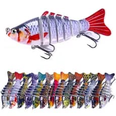 1 Peça Isca Articulada Artificial Iscas De Pesca Pia 10cm 15g