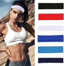Faixa de Cabelo Esportiva Academia Tiara Elástica Resistente