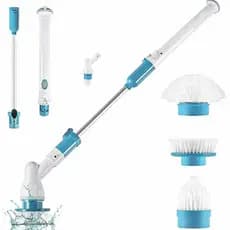 Vassoura Elétrica Spin Scrubber: Ideal para Limpeza de Pisos, Banheiros e Mais