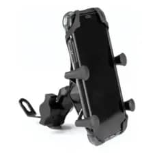 Carregador e Suporte Universal para Motocicleta - Kit Completo com Fixação no Retrovisor, Entrada USB e Compartibilidade