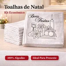 Kit 10 Panos de Prato Premium Artesanais Perfeitos para Pintura e Bordado