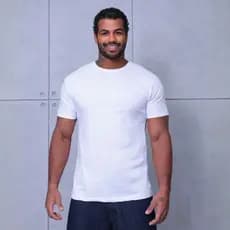 Camiseta Branca Lisa 100% Algodão Fio 30.1 Penteado Unissex Básica Atacado