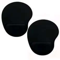 Mousepad Ergonômico com Apoio de Punho Gel Antiderrapante Variações 1 ou 2 Unidades