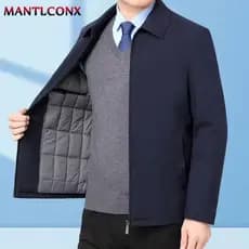 Inverno Novo Casaco Quente Homens Casual Blazer Outono Clássico Escritório Vestido Social Blazers Jaqueta masculina de inverno
