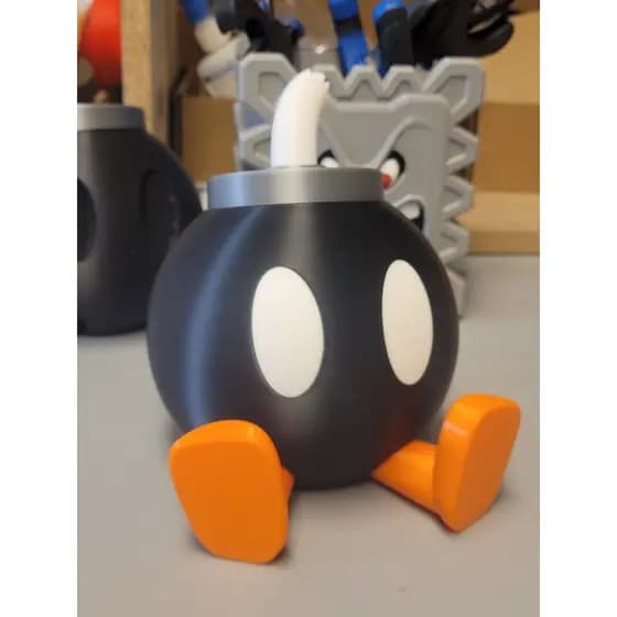 Jarro 3D Bob-Omb – Contêiner Criativo para Doces/Jelly Beans
