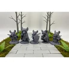 Mouse Guard – Fantasy Mouse Miniatures Set – RPG / D&D