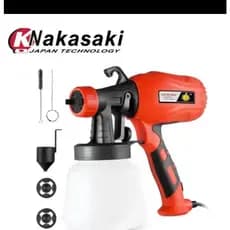 Pistola De Pintura 550w Nakasaki Pulverizadora Elétrica 1.2kl 110v-240v  Profissional