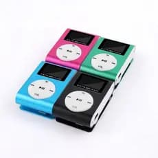 Portátil Mini MP3 Leitor De Música Esporte BackClip Tela LCD MP3 Suporte Cartão Memória
