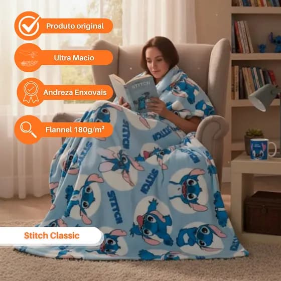 Manta Flannel Disney Marvel Solteiro Mickey, Minnie, Stitch, Vingadores, SpiderMan, Os Carros