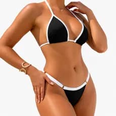 Biquíni Cortininha Confortável Ideal para Praia e Piscina com Regulagem e Secagem Rápida