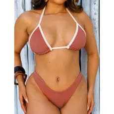 Biquíni Feminino Asa Delta Forrado Anarruga Premium Praia Piscina Verão