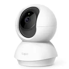 Câmera de Segurança TP-LINK Interna Tapo TC70-BR Wi-Fi, 1080p FHD, 512GB, visão 360° Visão Noturna Branca