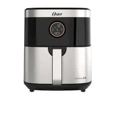 Fritadeira Oster Black&Inox sem Óleo, 4,8L com 8 Funções Pré-programadas e Painel Digital - OFRT660 127V Black Inox