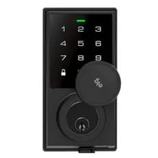 Fechadura Digital de Embutir ELG SCFD100PR, Senha e Chave Preto