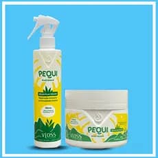 Kit Pequi Pure Vitamin Vloss Mascara e Leave-in Serum Home Care 2x300ml